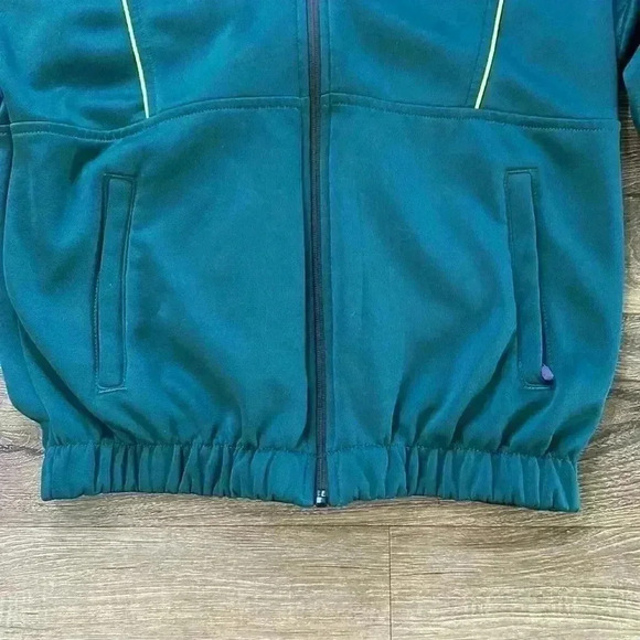 Zara Kids Play the track EST. 75 green zip up jackets size 11-12 retro vibe - Picture 4 of 13